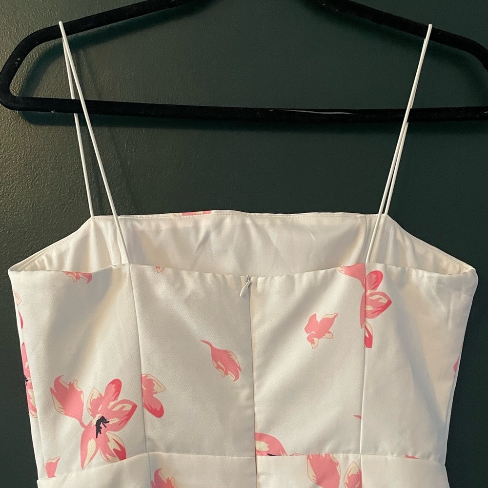 NWT Hello Molly Rio Vista Dress. White grounded pink floral print. Size 6/Medium - Picture 4 of 13